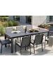 Beliani Esstisch ARDESIO in Grau - (W) 90 x (H) 75 x (L) 160 cm