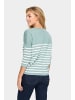 SAINT TROPEZ Strickpullover MilaSZ Oversize fit in Blue Surf Melange