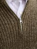 Jack & Jones Strickjacke mit Viertelreißverschluss in Canteen