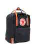 FJÄLLRÄVEN Kanken Rainbow Mini City Rucksack 28 cm in black-rainbow pattern