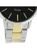 Oozoo Analog-Armbanduhr Oozoo Vintage Series silber, gold mittel (ca. 34mm)
