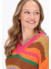 myMo Sweater in pink multicolor