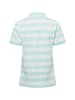 Marie Lund Poloshirt in türkis weiß - 0013