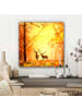 MuchoWow Leinwand bilder Herbsthirsche (BxH)
