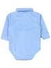 TupTam Jungen Baby Hemd-Body Langarm mit Kragen in blau/rot