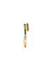 Luxenter Ring Tazel mit 18 Karat  verstellbar Gelbgold-Tazel multicolored