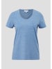 s.Oliver T-Shirt kurzarm in Blau