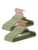 SONGMICS 50er-Set: Kleiderbügel in Roségolden-Limonengrün - (B)43.5 x (H)22.5 x (T)0.6 cm