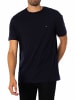 Tommy Hilfiger Rundhals T-Shirt für Herren in blau