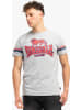 Lonsdale T-Shirt "Methley Herren T-Shirt normale Passform" in Grau