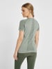 Hummel T-Shirt Raglanärmel Hmlci Damen in THYME MELANGE
