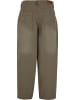Urban Classics Urban Classics Tapered Heavy Ounce Baggy Jeans in paleolive