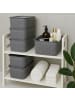 relaxdays 6 x Aufbewahrungsbox in Grau – 5 L
