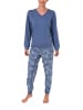 NORMANN Pflegeoverall langarm Reissverschluss - 15979 in blau