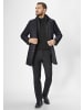 S4 JACKETS Wollmantel Newton Black in navy