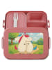 Mr. & Mrs. Panda Bento Box Einhorn Mitteilung Design ohne Spruch in Rot Pastell