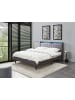 Beliani Doppelbett mit LED BEAULIEU in Grau/Schwarz - (W) 168 x (H) 103 x (L) 218 cm