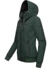 ragwear Winterjacke Nuggie Melange in Dark Green