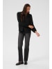 Kaffe Langarm-Bluse KAvivy Regular fit in Black Deep