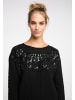 usha FESTIVAL Strick Pullover in Schwarz