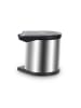 relaxdays Einbaumülleimer in Silber - 12 l