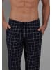 CECEBA Lange-Hose Dallas in blau-dunkel-Allover