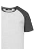 Humy T-Shirt 2er Set mit Raglanärmeln im Colorblock Design in Grau