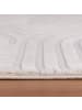KADIMA DESIGN Teppich Kurzflor Waschbar 3D ILLER Strapazierfähig OEKO-TEX in Creme