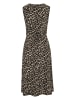 Zero  Jerseykleid mit Leo-Muster in NatureBlack