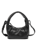 Les Visionnaires Greta Mini Essential Handtasche Leder 23 cm in black