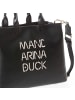 Mandarina Duck Lady Duck Handtasche Leder 35 cm in black