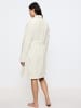 Triumph Morgenmantel Fleece Robe in SILK WHITE