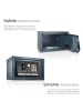 tectake Elektronischer Safe mit Doppelbolzen-Verschlusssystem, 20 x 31 x 22 cm