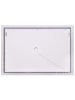 Beliani Badezimmerspiegel ADOUR in Silber - (W) 80 x (H) 60 x (L) 4 cm