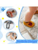 Yihakids Leder-Krabbelschuhe "Fuchs" in Rosa