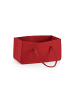 relaxdays 2x Kaminholztasche in Rot