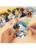 ARTNANAS PVC-Untersetzer Malen nach Zahlen 6er Set-"Treue Seele"
