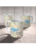 Mr. & Mrs. Panda Trinkbecher Wal Konfetti mit Spruch in Naturpapier
