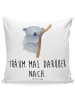 Mr. & Mrs. Panda 40 x 40 Kissen Koalabär mit Spruch in Weiß
