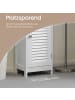 VASAGLE Badschrank in Weiß - (B)30 x (H)87 x (T)32 cm