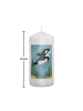 Mr. & Mrs. Panda Adventskerze Orca Zylinder Design ohne Spruch in Weiß