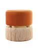 Kayoom Hocker Rebecca in orange - champagner - gold