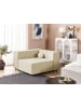 Beliani Sofaelement APRICA in Beige/Schwarz - (W) 119 x (H) 68 x (L) 119 cm