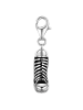 Rafaela Donata Charm Sterling Silber Emaille schwarz in silber