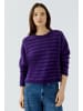 Oui Pullover in dk violett violett