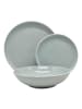 Echtwerk 12 tlg. Set Vintage Tafelservice "Nerea" in Grau