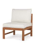 home24 Loungeset Bayton 3-teilig Kombi C in Beige / Braun