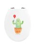 Mr. & Mrs. Panda Toilettendeckel Kaktus Luftballon ohne Spruch in Weiß