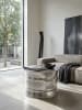 KADIMA DESIGN Couchtisch 62x41x62cm Aluminium Silber Beistelltisch orientalisch