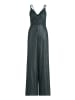 Vera Mont Jumpsuit mit Glanzeffekt in Dark Green/Grey